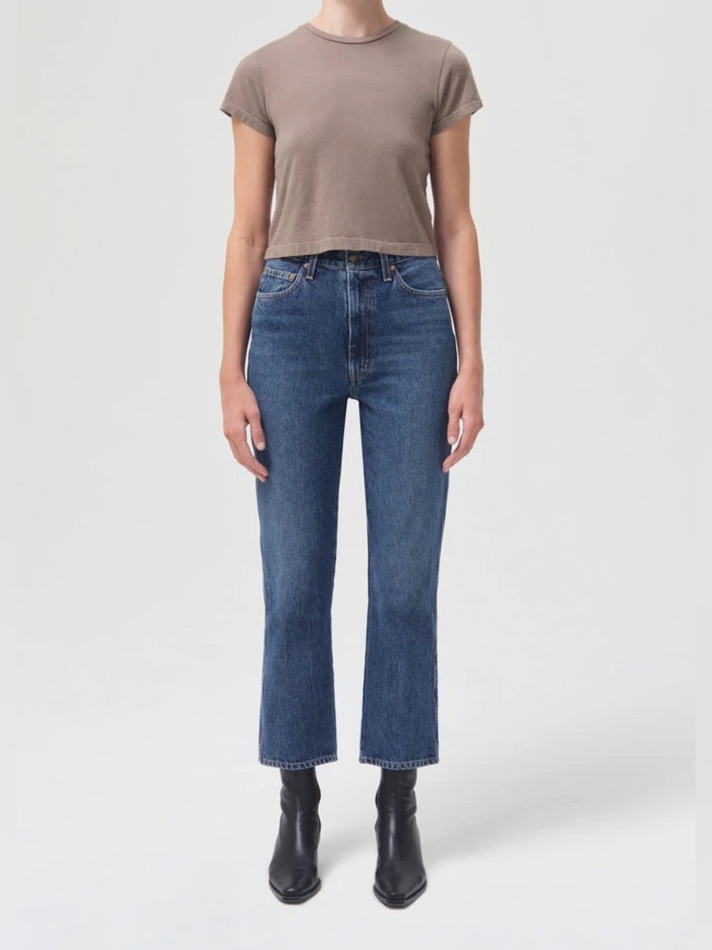Agolde Pinch Waist High Rise Kick Flare Jeans in Placebo Size 29 Blue Cotton